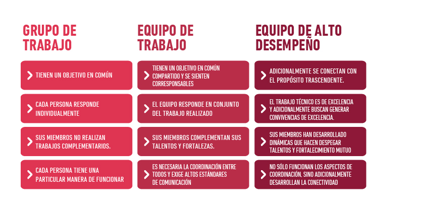 fenómenos de los equipos de trabajo
